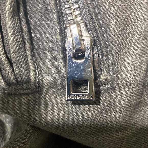 Zadig & Voltaire Denim Ava Eco Gris Light Jeans - Picture 10 of 14